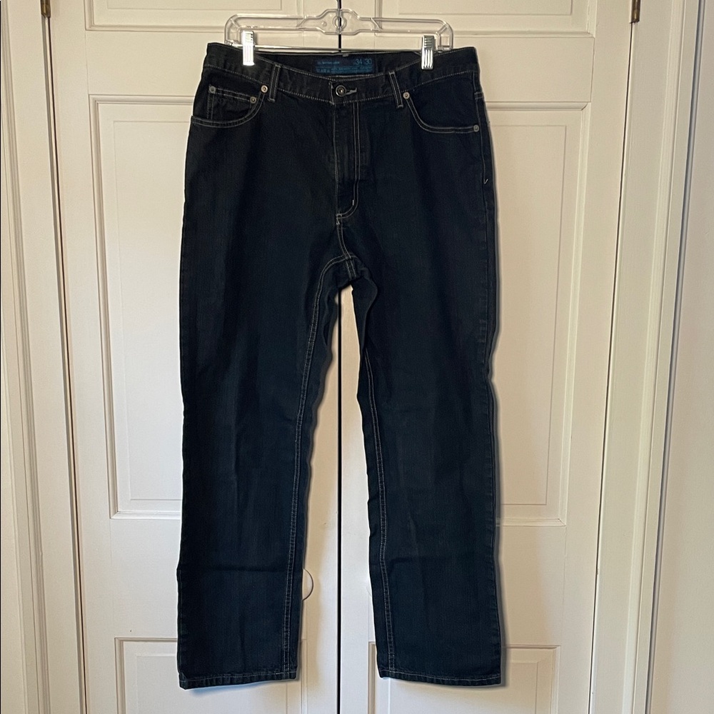 Material London Dark Blue Straight Men's Jeans